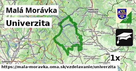 Univerzita, Malá Morávka