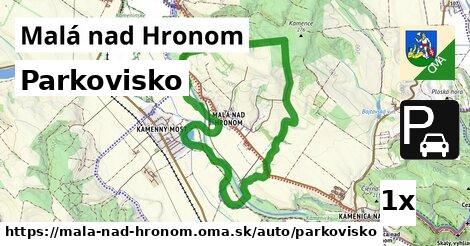 Parkovisko, Malá nad Hronom