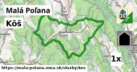 kôš v Malá Poľana