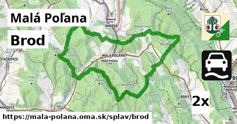 Brod, Malá Poľana