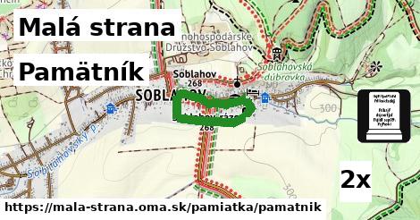pamätník v Malá strana