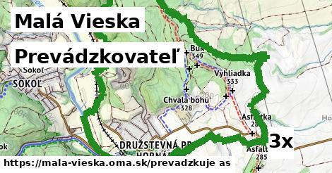 prevádzkovateľ v Malá Vieska