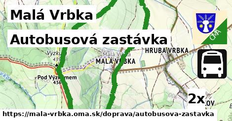 Autobusová zastávka, Malá Vrbka