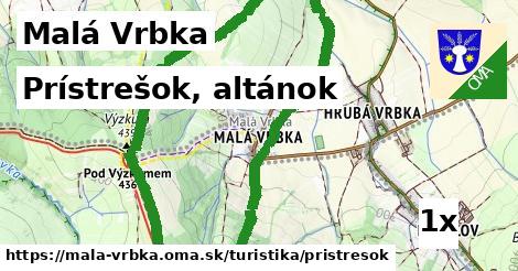 Prístrešok, altánok, Malá Vrbka