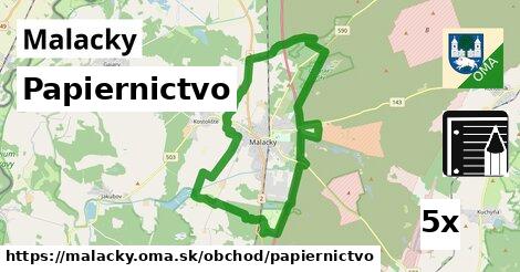 Papiernictvo, Malacky