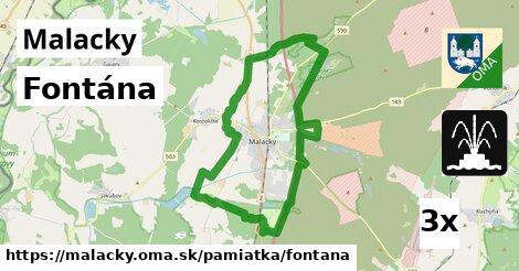 Fontána, Malacky