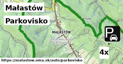 Parkovisko, Małastów