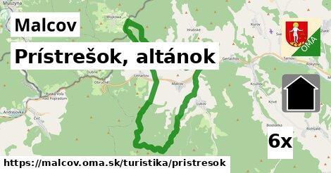 Prístrešok, altánok, Malcov