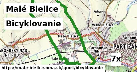 bicyklovanie v Malé Bielice