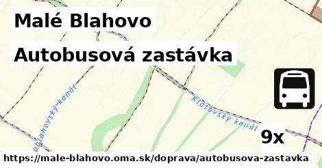 Autobusová zastávka, Malé Blahovo