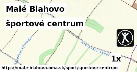 športové centrum, Malé Blahovo