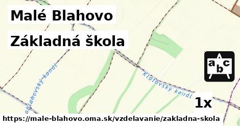 Základná škola, Malé Blahovo