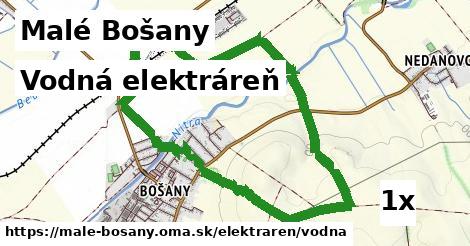 Vodná elektráreň, Malé Bošany