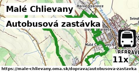 Autobusová zastávka, Malé Chlievany