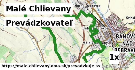 prevádzkovateľ v Malé Chlievany