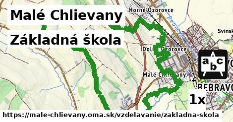 Základná škola, Malé Chlievany