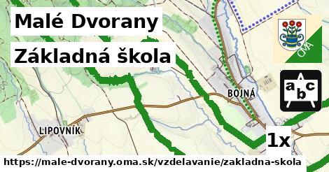 Základná škola, Malé Dvorany