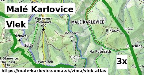 Vlek, Malé Karlovice