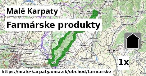 farmárske produkty v Malé Karpaty