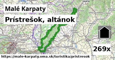 Prístrešok, altánok, Malé Karpaty