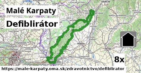 defiblirátor v Malé Karpaty