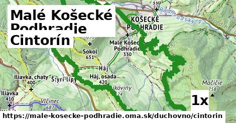 Cintorín, Malé Košecké Podhradie