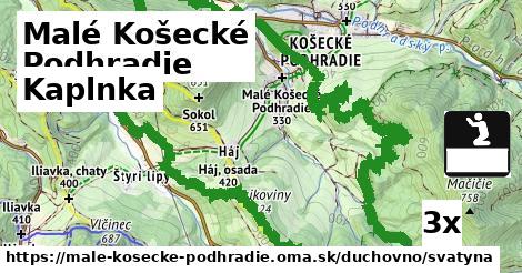 Kaplnka, Malé Košecké Podhradie