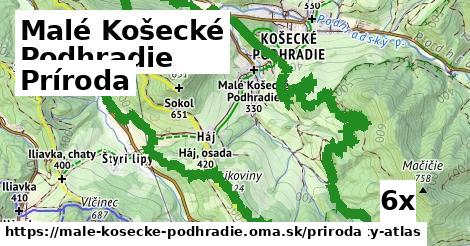 príroda v Malé Košecké Podhradie