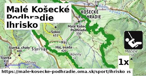 Ihrisko, Malé Košecké Podhradie