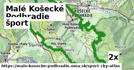 šport v Malé Košecké Podhradie