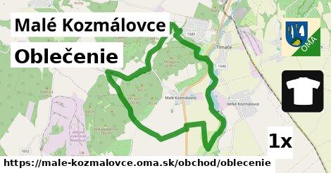 Oblečenie, Malé Kozmálovce