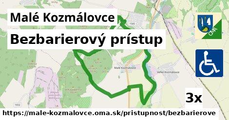 Bezbarierový prístup, Malé Kozmálovce