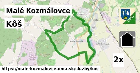 Kôš, Malé Kozmálovce