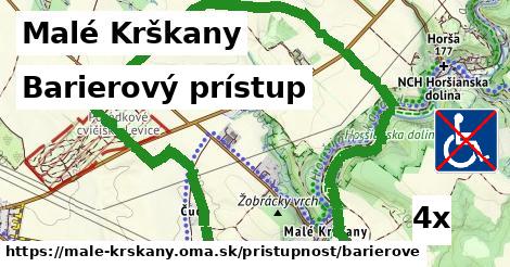 barierový prístup v Malé Krškany