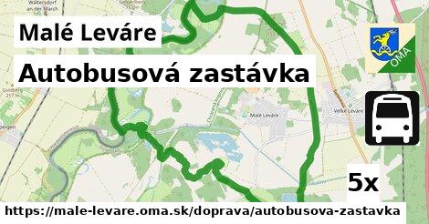 Autobusová zastávka, Malé Leváre