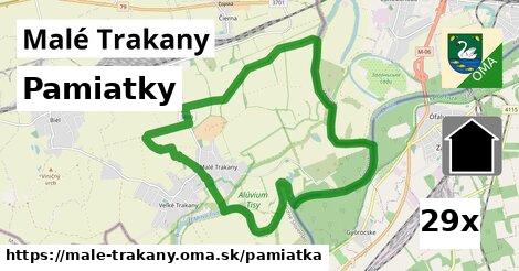 pamiatky v Malé Trakany