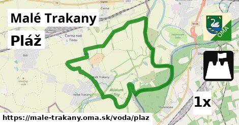 Pláž, Malé Trakany