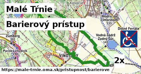 Barierový prístup, Malé Tŕnie