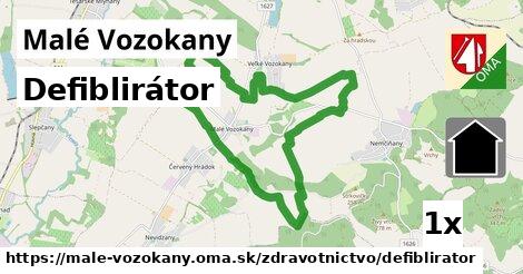 defiblirátor v Malé Vozokany