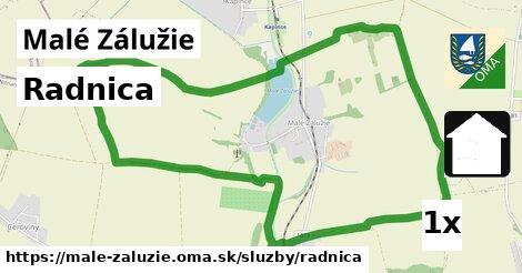 Radnica, Malé Zálužie