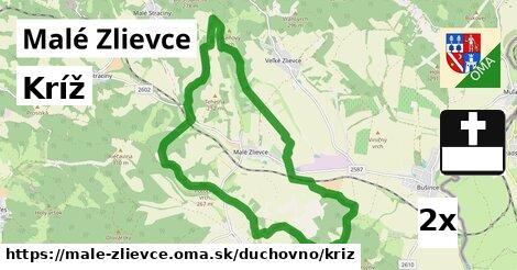 Kríž, Malé Zlievce