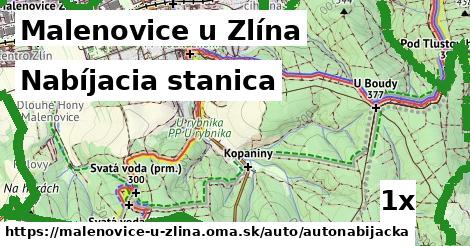 Nabíjacia stanica, Malenovice u Zlína