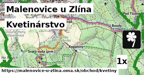 kvetinárstvo v Malenovice u Zlína