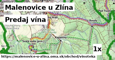 predaj vína v Malenovice u Zlína