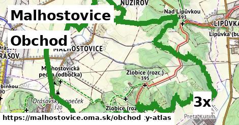 obchod v Malhostovice