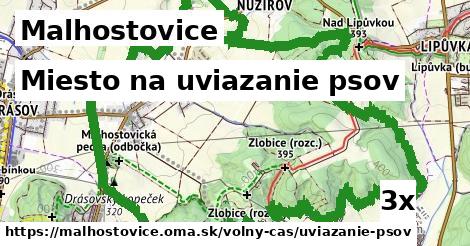 Miesto na uviazanie psov, Malhostovice