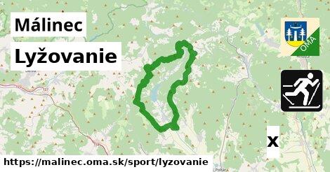 Lyžovanie, Málinec