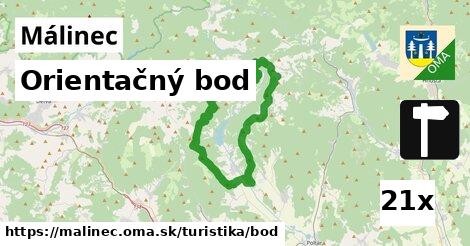 Orientačný bod, Málinec