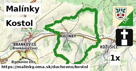 Kostol, Malínky