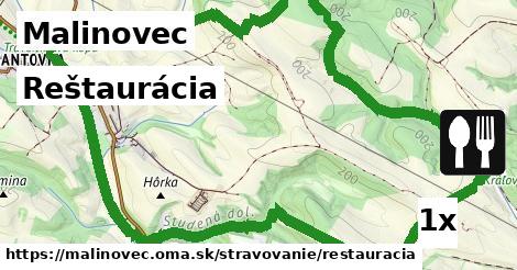 Reštaurácia, Malinovec